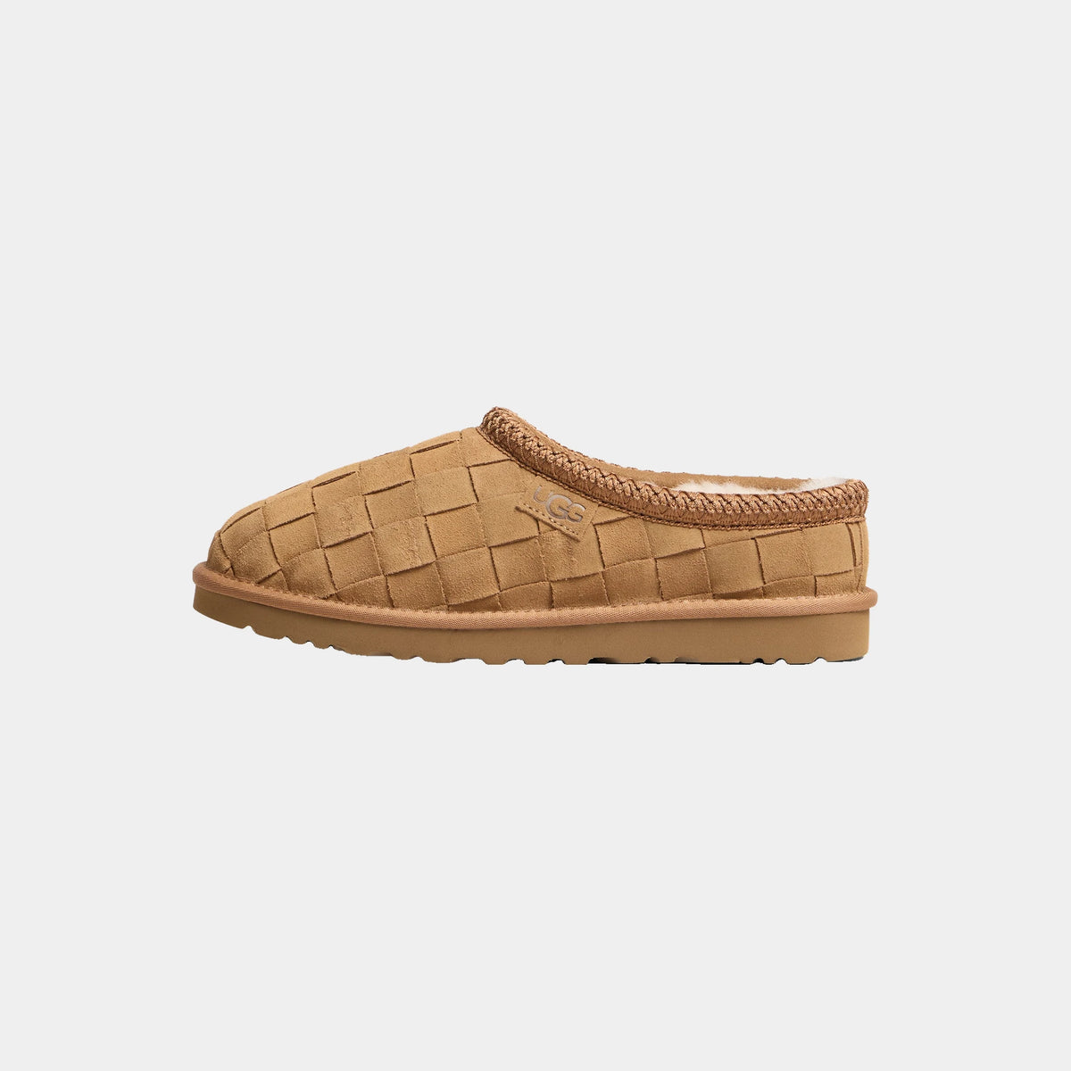 Tasman Woven Slippers in Suede