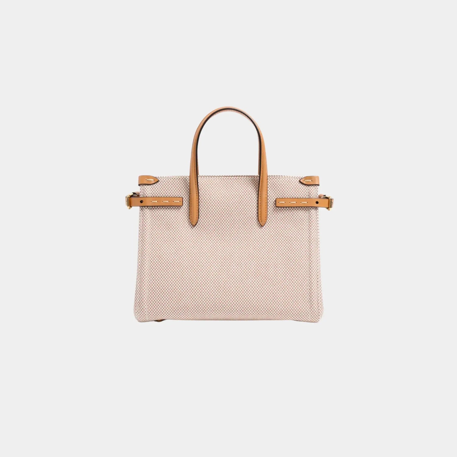 Valentino Antibes Small Canvas Shopping Bag, Back