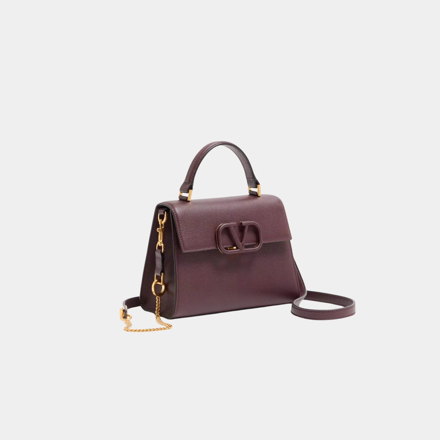 Small Vsling Grainy Calfskin Handbag