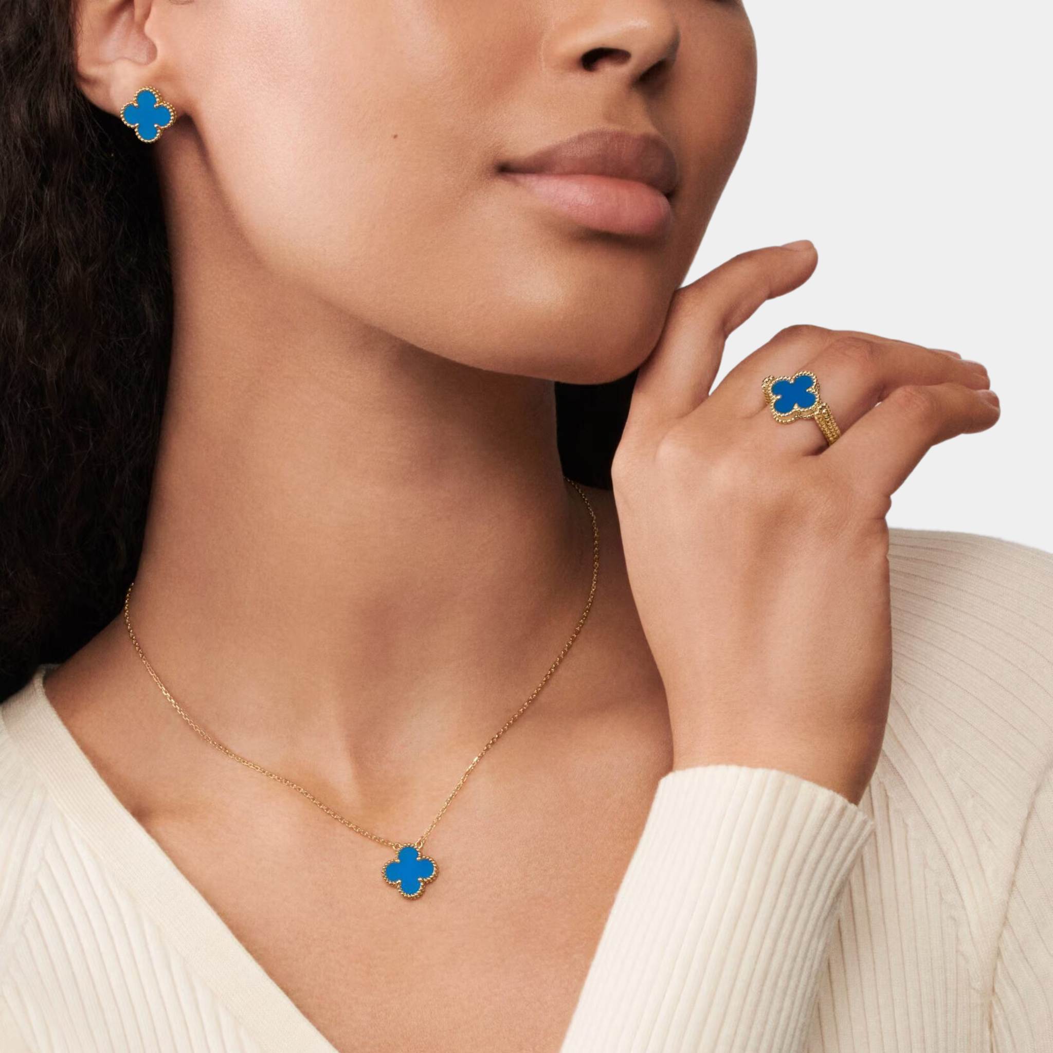 Van Cleef Alhambra Drop Earrings Van Cleef Arpels Vintage