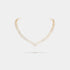 Van Cleef & Arpels À Cheval Transformable Necklace Yellow Gold Diamond, Joined, necklace ,Front