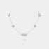 Van Cleef & Arpels Frivole necklace 9 flowers White Gold Diamond, Front