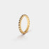 Van Cleef & Arpels Perlée Pearls Of Gold Ring Medium Model Yellow Gold, Front