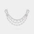 Van Cleef & Arpels Snowflake Transformable Necklace Platinum Diamond, Front