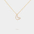 Van Cleef & Arpels Sweet Butterflies Pendant Yellow Gold With Pearl, Front