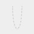 Van Cleef & Arpels Vintage Alhambra Long Necklace 20 motifs White Gold, Front