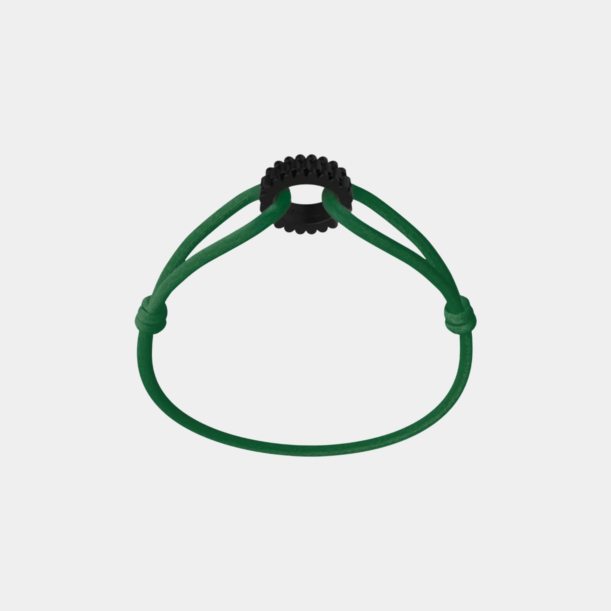 Wecord Carbon Regent Cord Bracelet, Green
