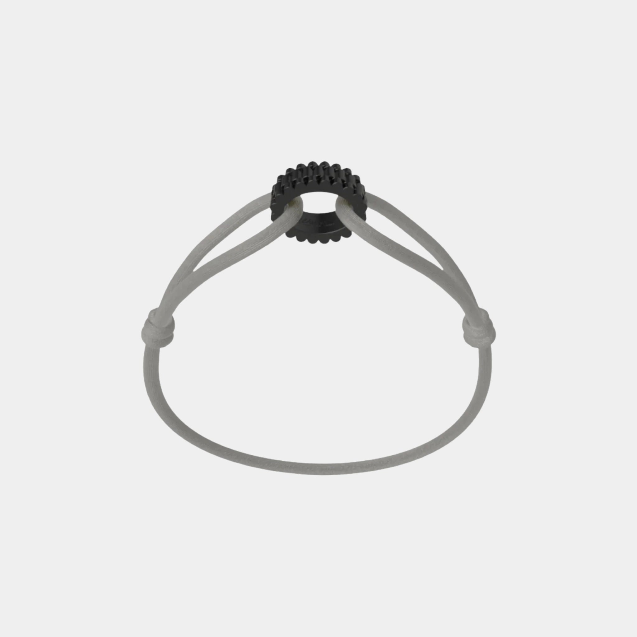 Wecord Carbon Regent Cord Bracelet, Grey