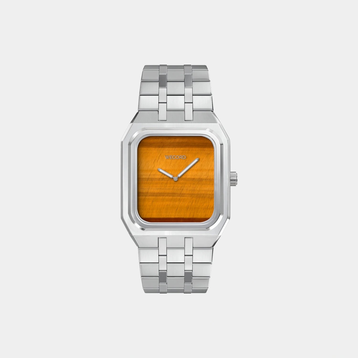 Wecord Duke Watch Gemstones Large Model, Tiger Eye