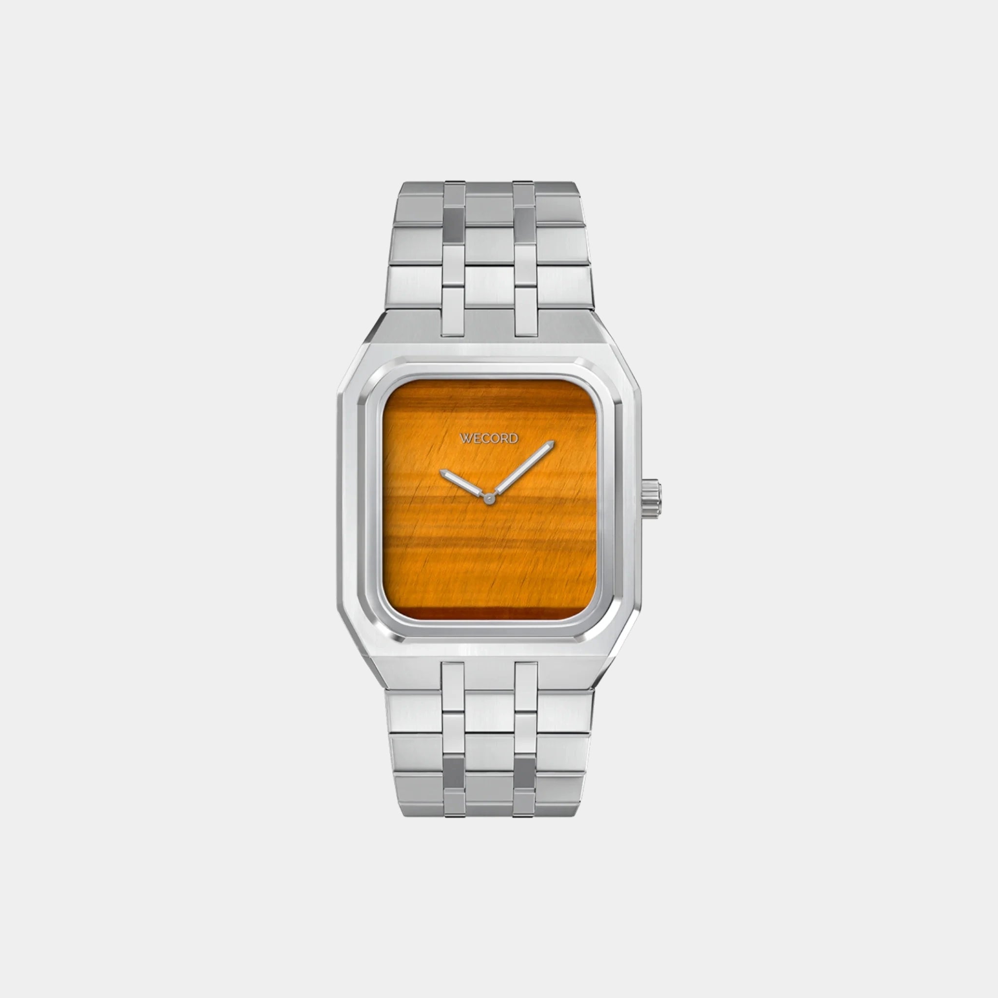 Wecord Duke Watch Gemstones Large Model, Tiger Eye