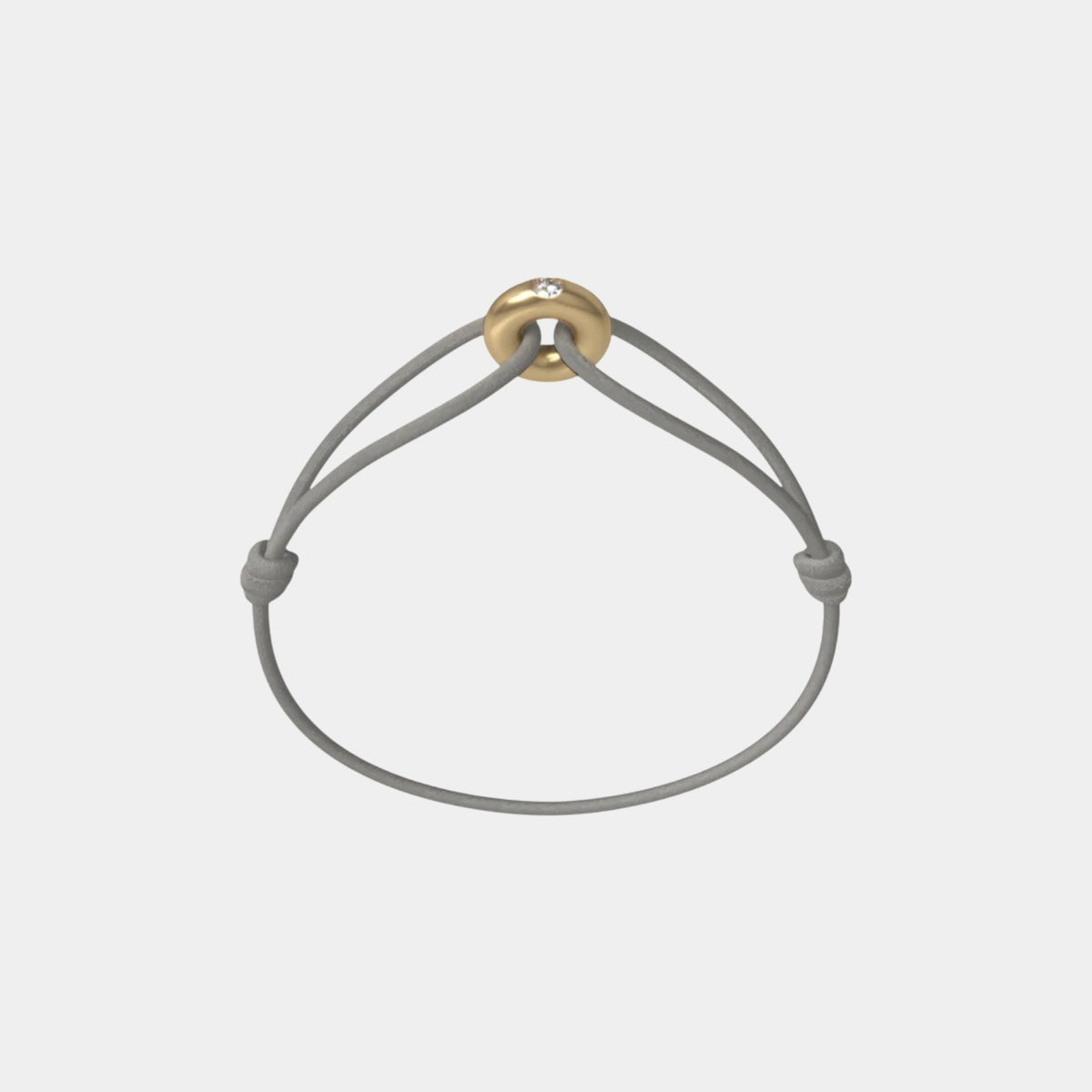 Mini Golden Soho Diamond Cord Bracelet