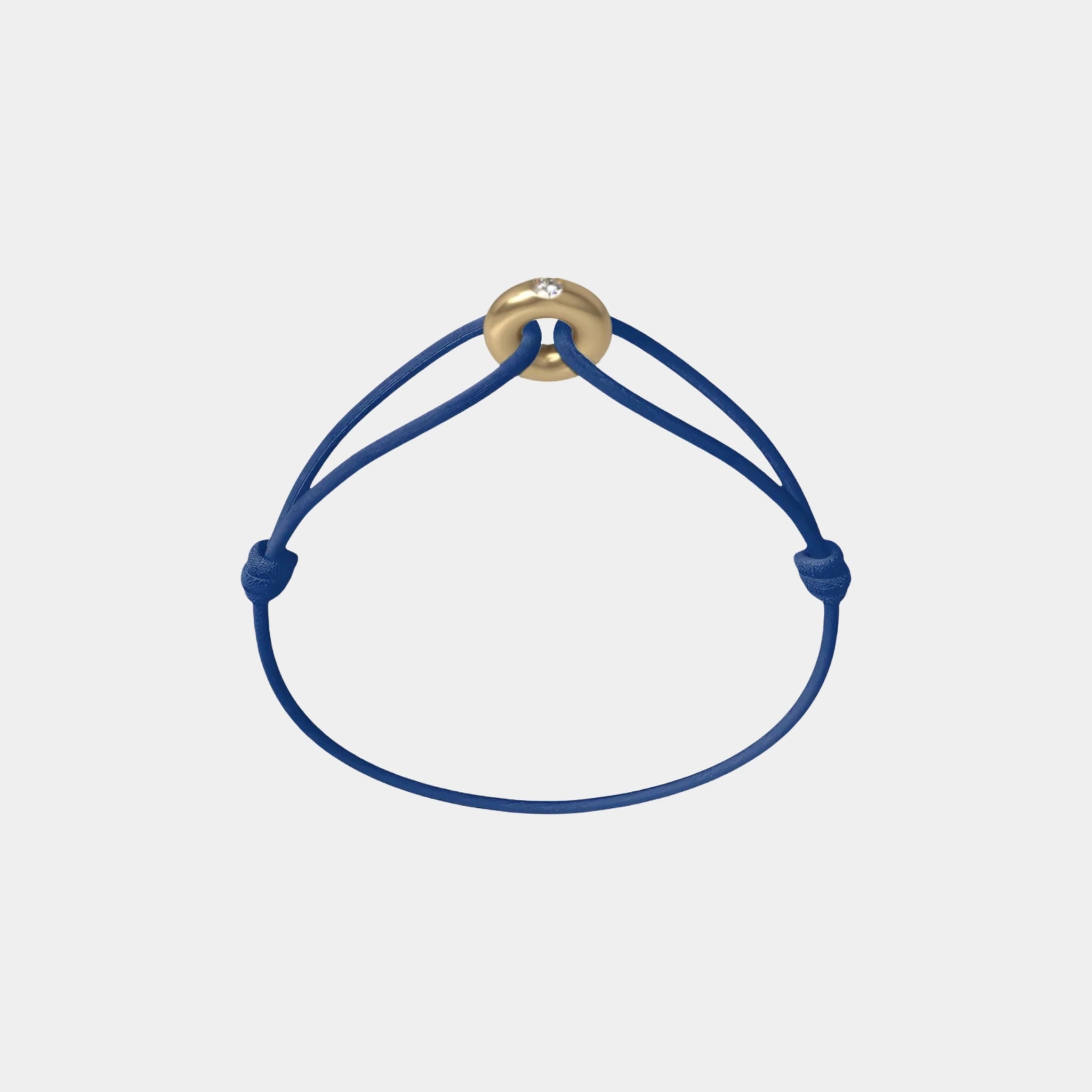 Mini Golden Soho Diamond Cord Bracelet