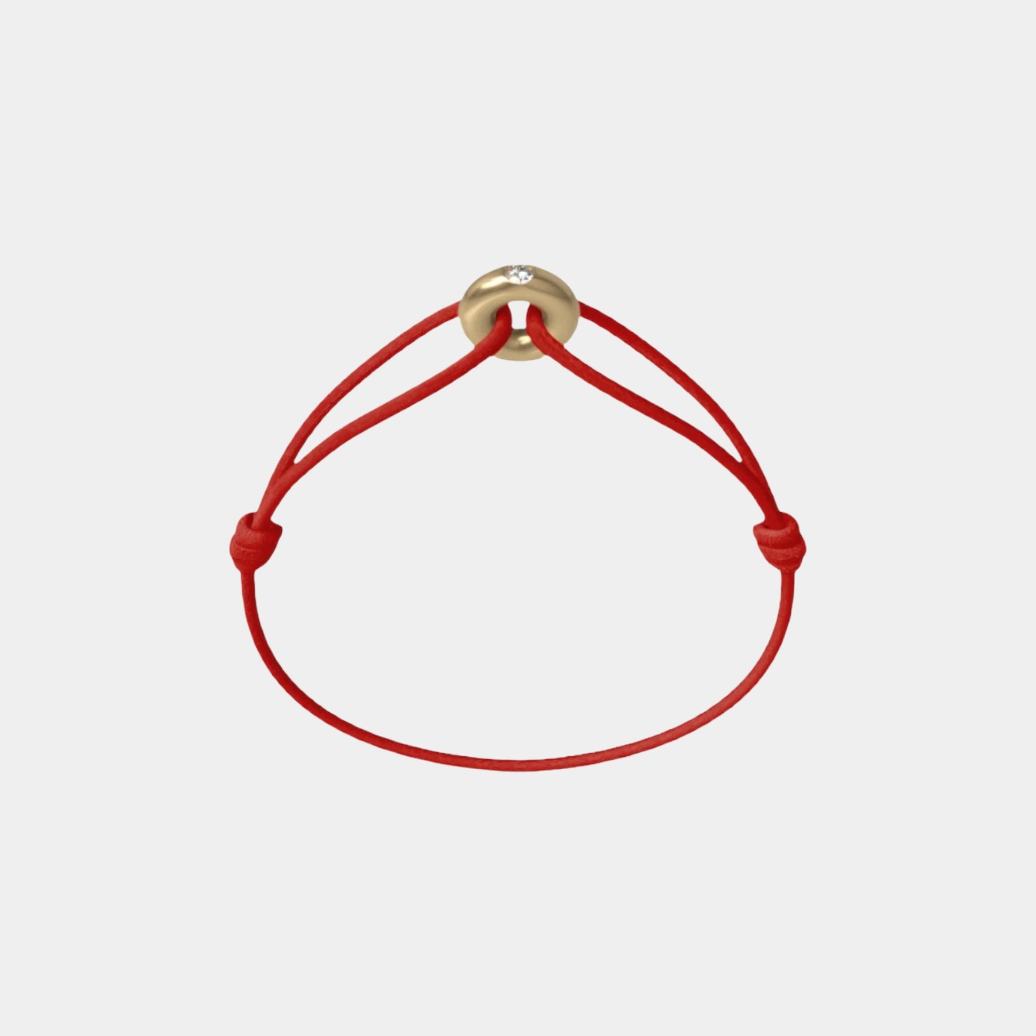 Mini Golden Soho Diamond Cord Bracelet
