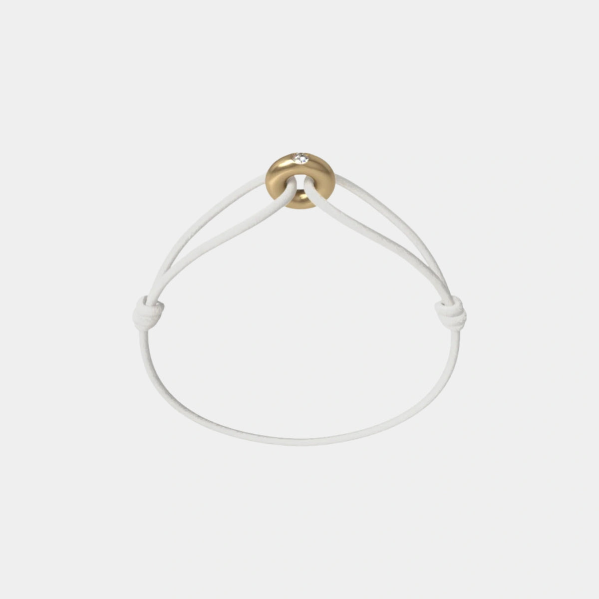 Mini Golden Soho Diamond Cord Bracelet