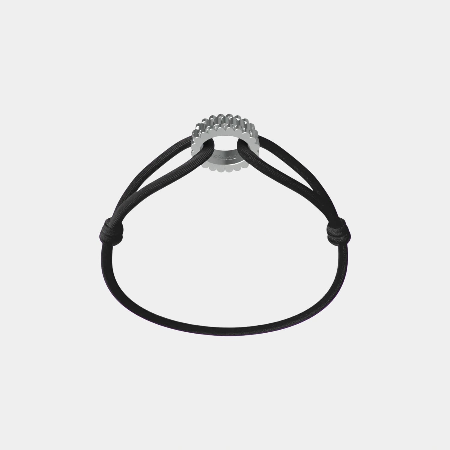 Wecord Regent Cord Bracelet, Black