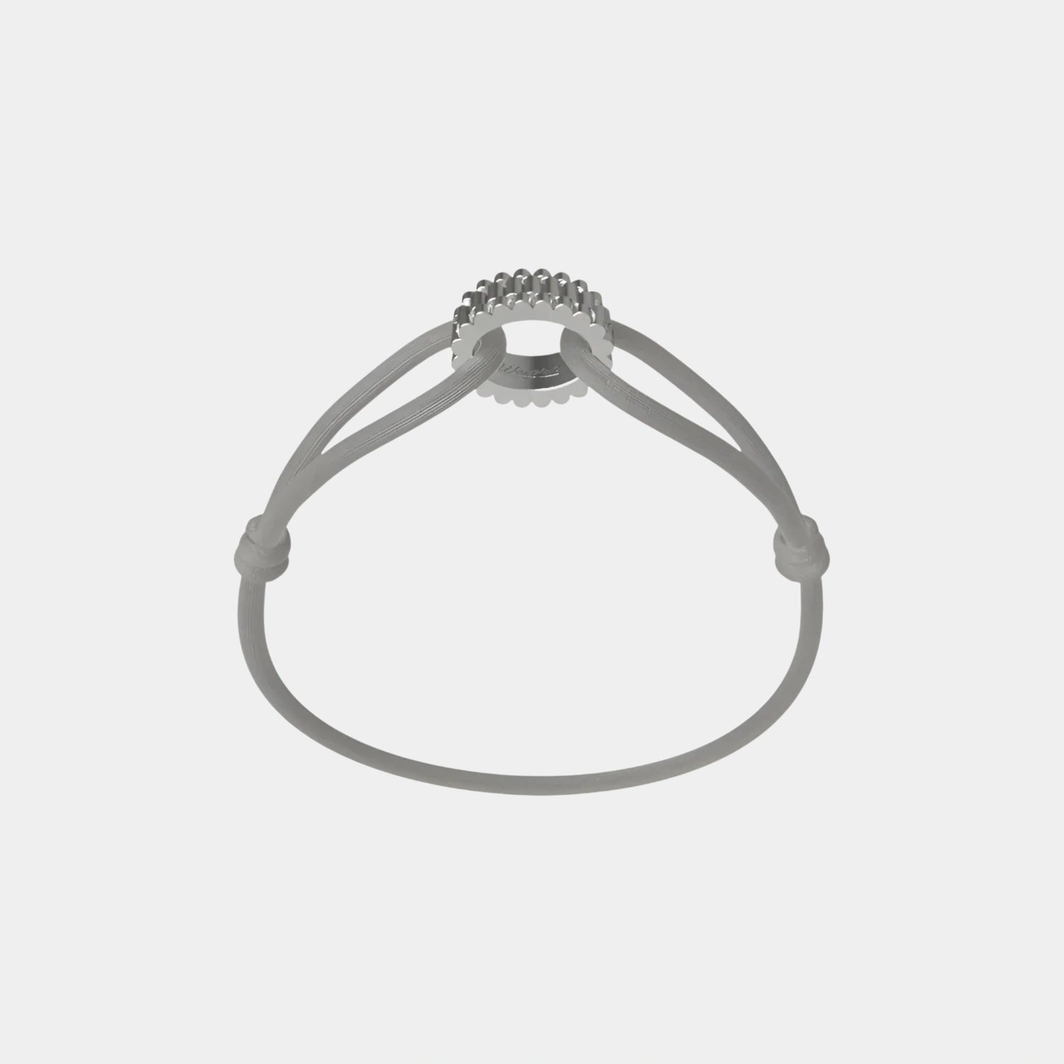 Wecord Regent Cord Bracelet, grey