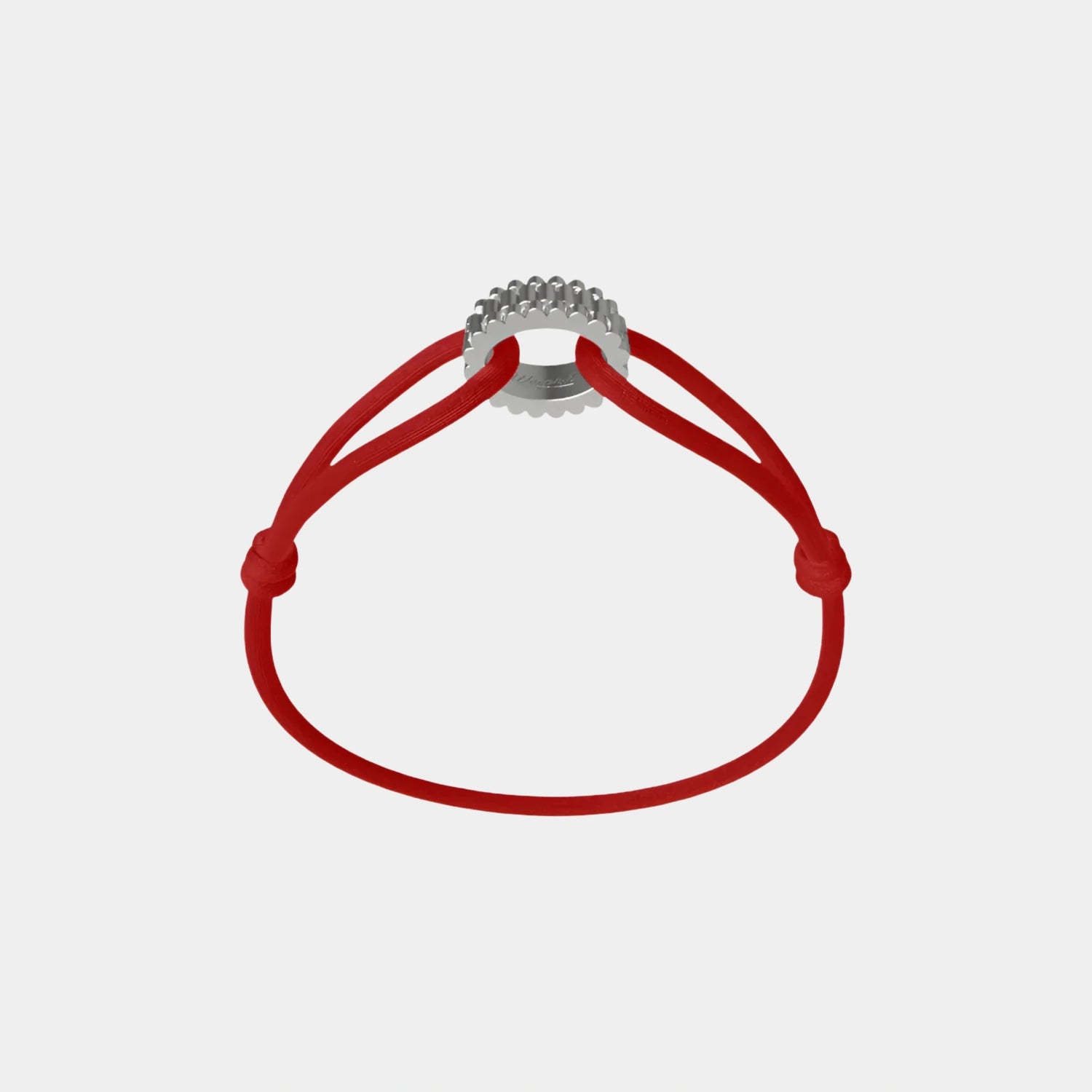 Wecord Regent Cord Bracelet, Red