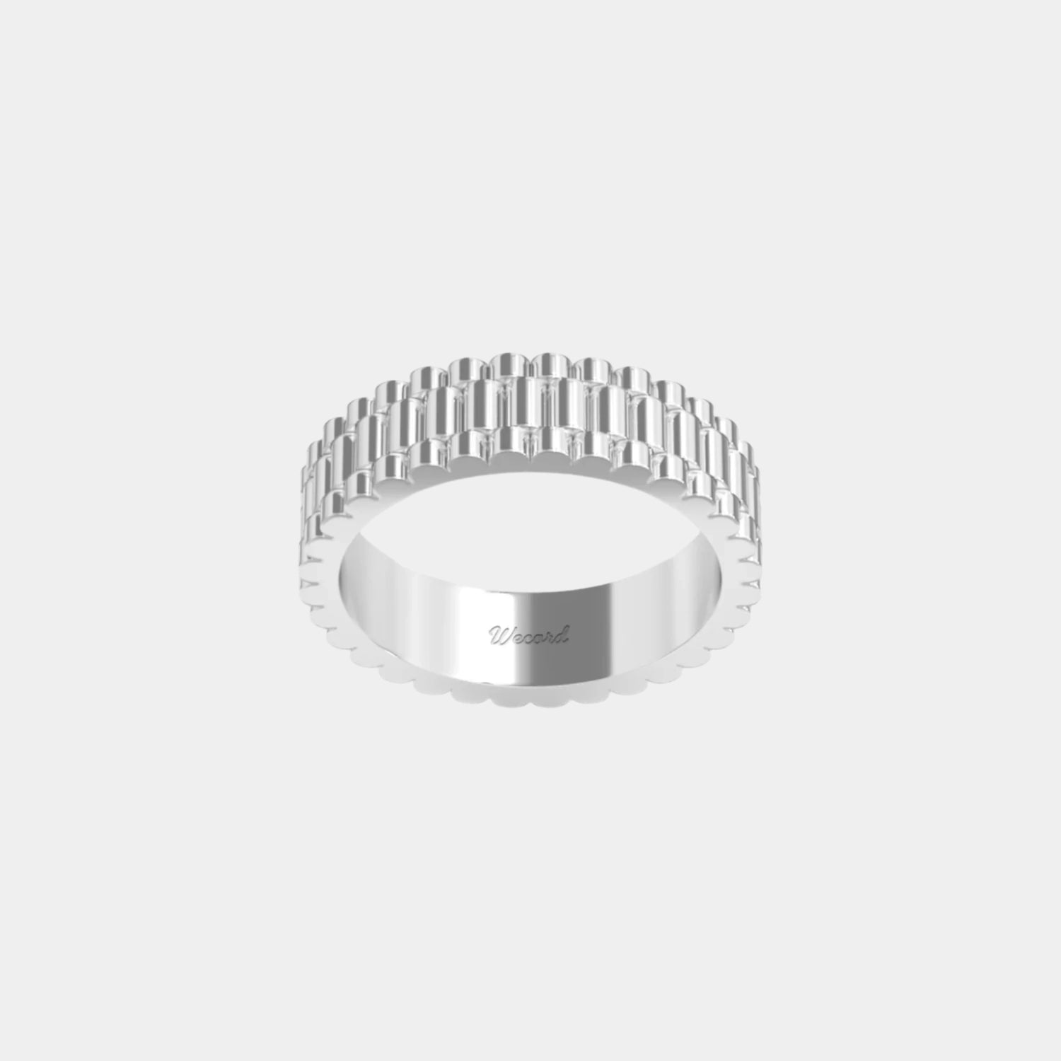 Wecord Regent Men Ring, Silver