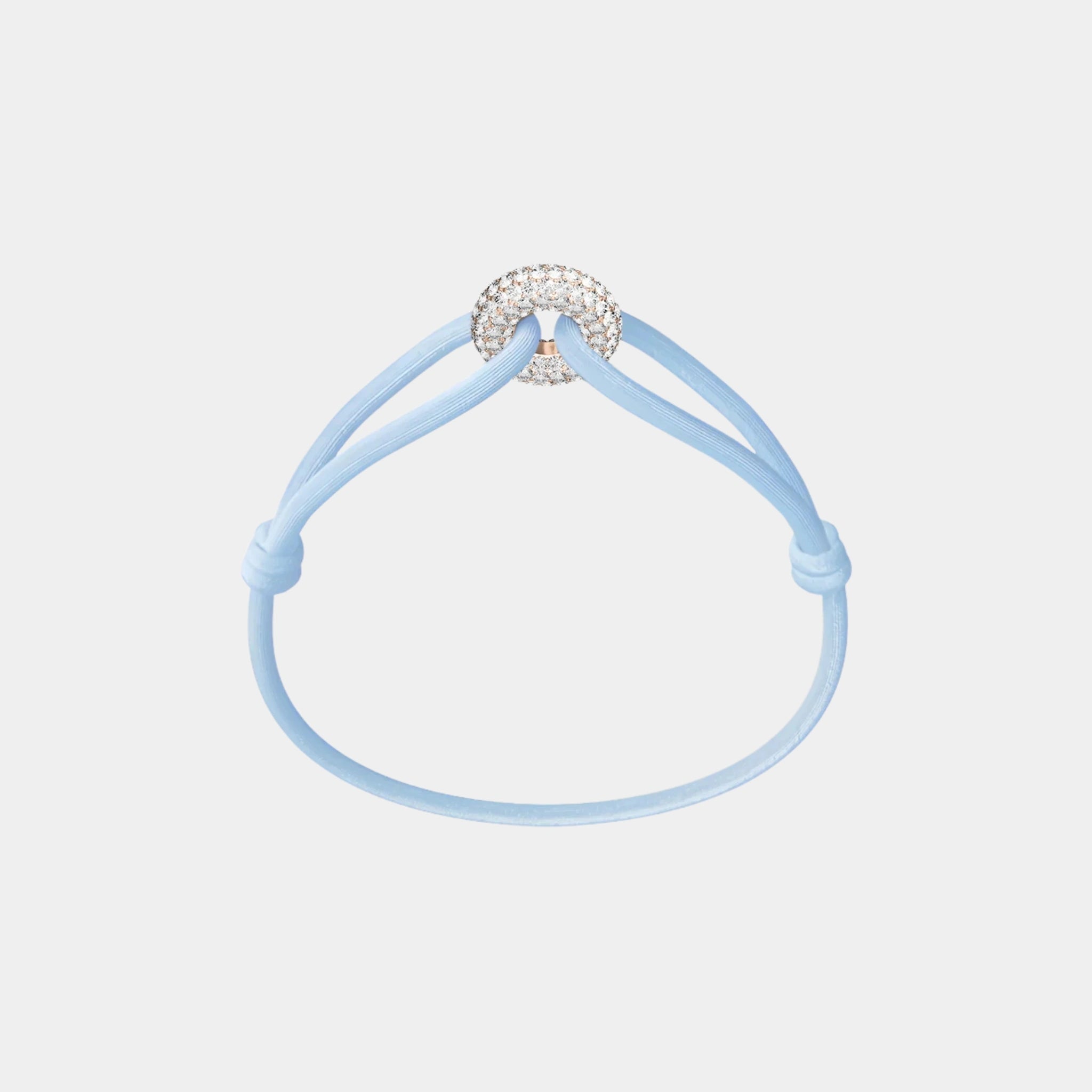 Rose Soho Pave Cord Bracelet