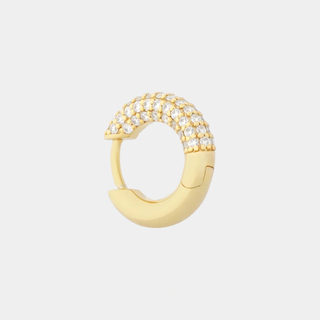 أقراط حلقية Wecord Soho، ذهبية، جانبية
