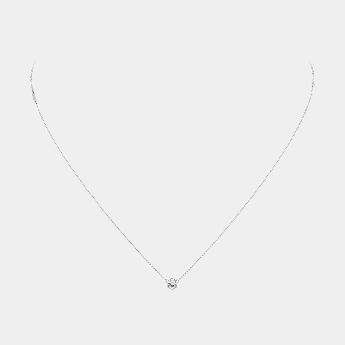 Wecord Unity necklace, Silver, Front