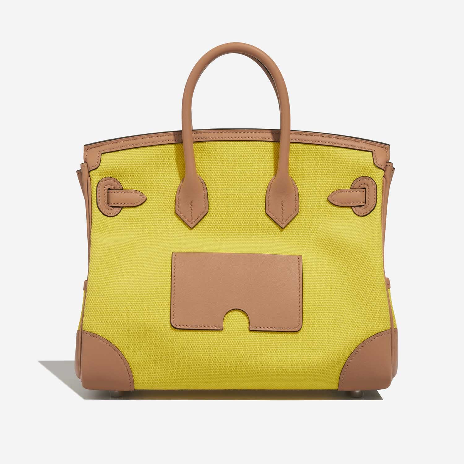 Birkin Cargo 25 Toile / Swift Jaune Citron / Chai