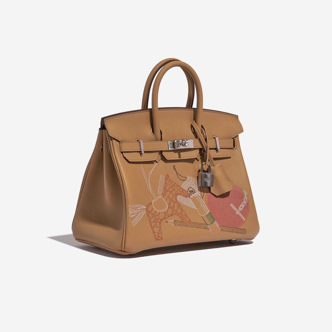 Birkin 25 Swift Biscuit In and Out