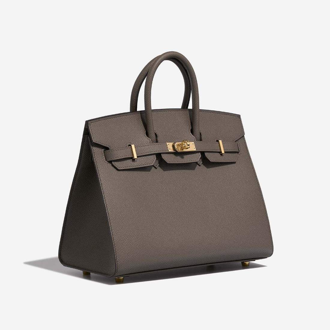 Birkin 25 Epsom Gris Etain GHW