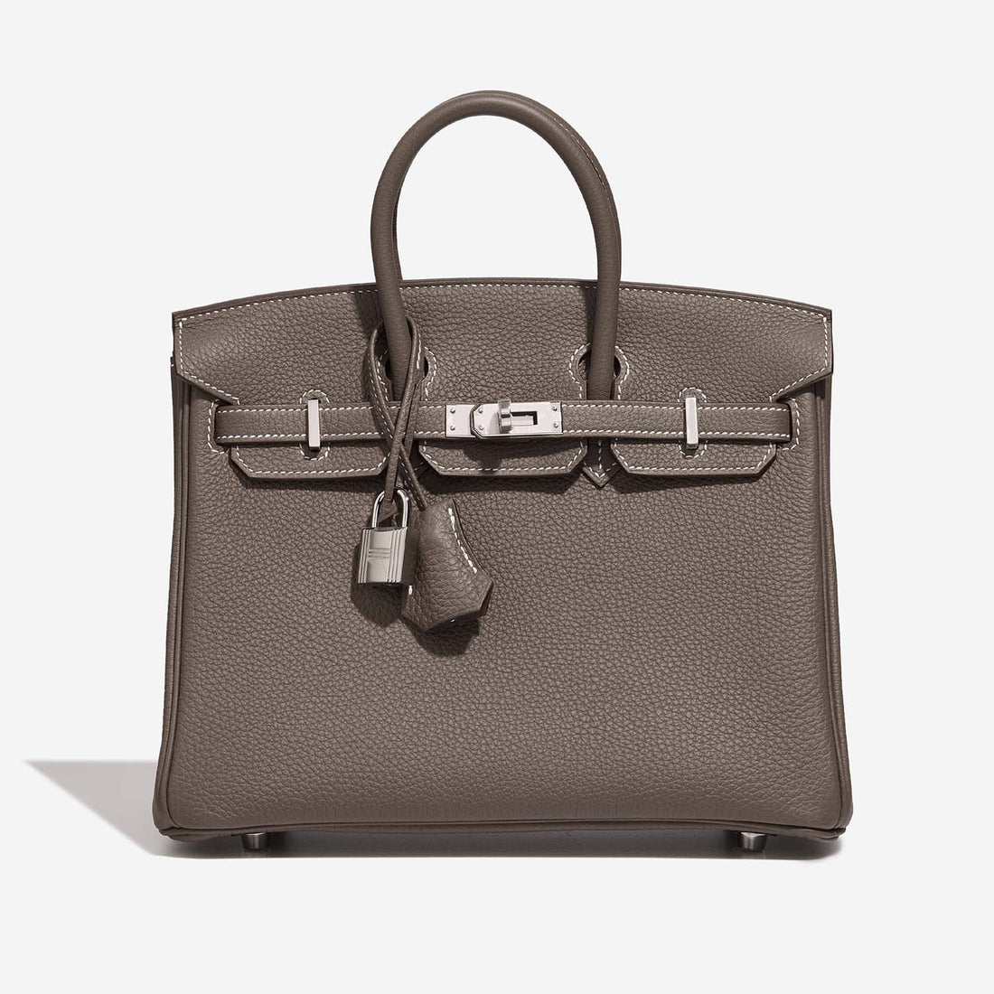 Birkin 25 Epsom Gris Etain GHW
