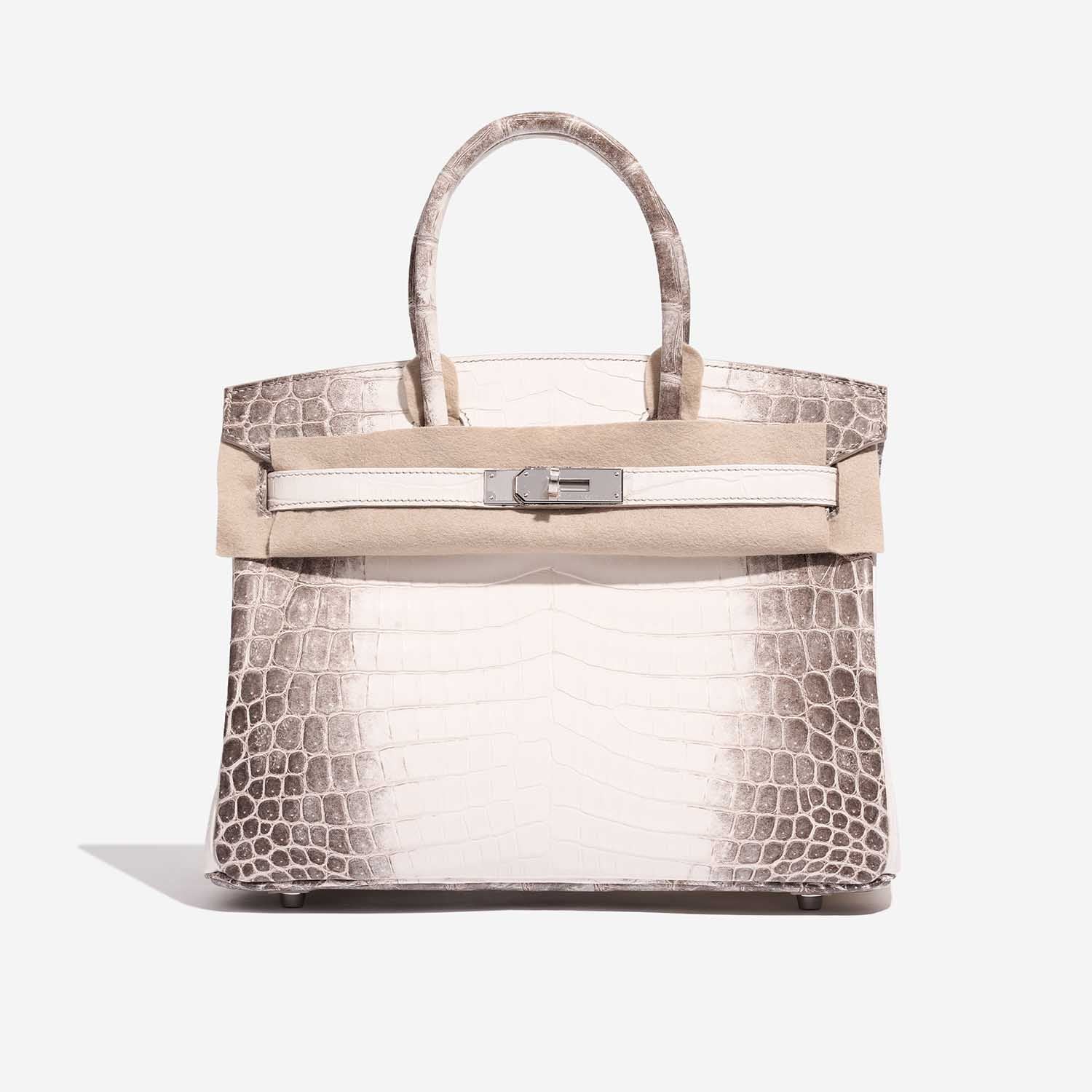 Birkin 30 Matte Alligator Himalaya Blanc