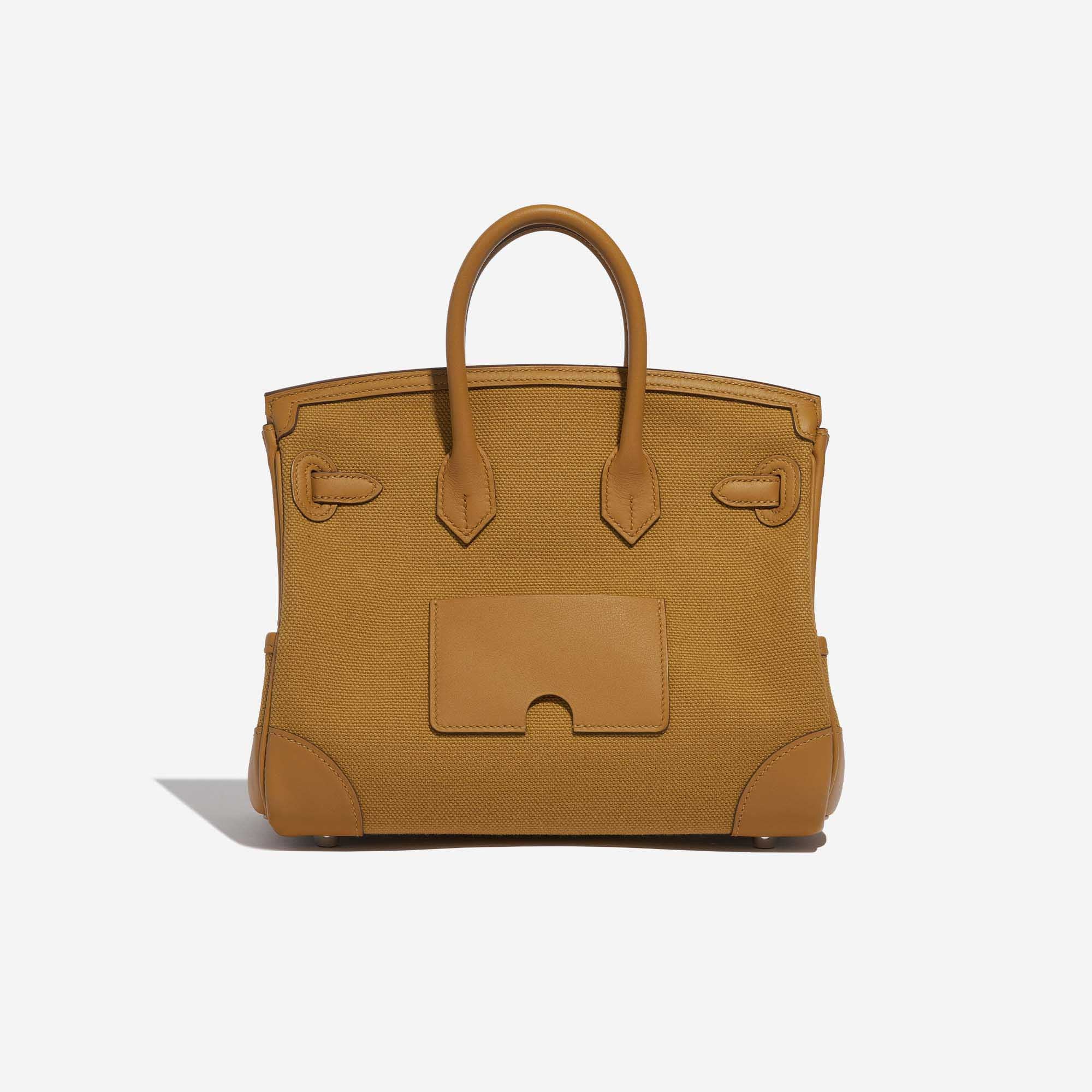 Birkin Cargo 25 Toile Goeland / Veau Swift Desert / Sesame