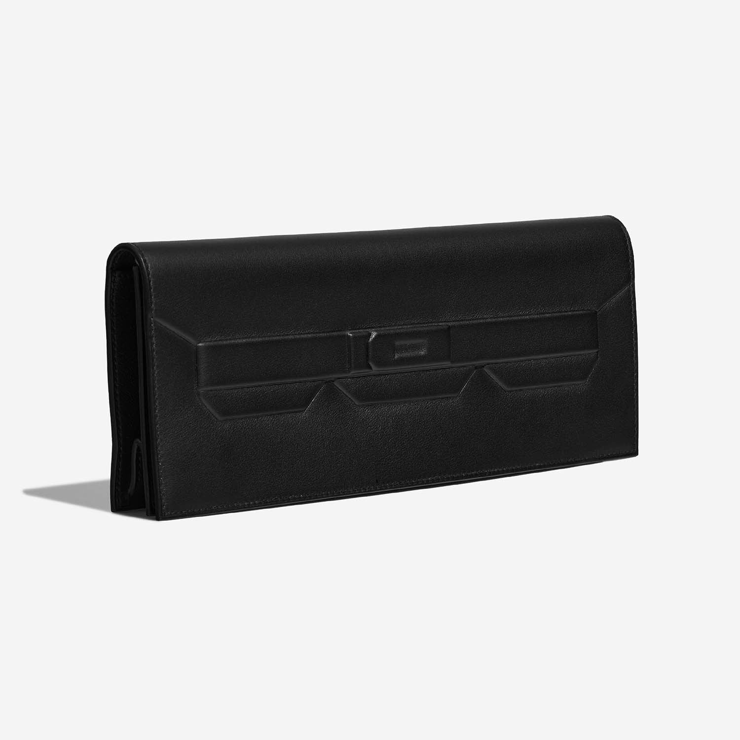 Birkin Cut Clutch Shadow Swift Black