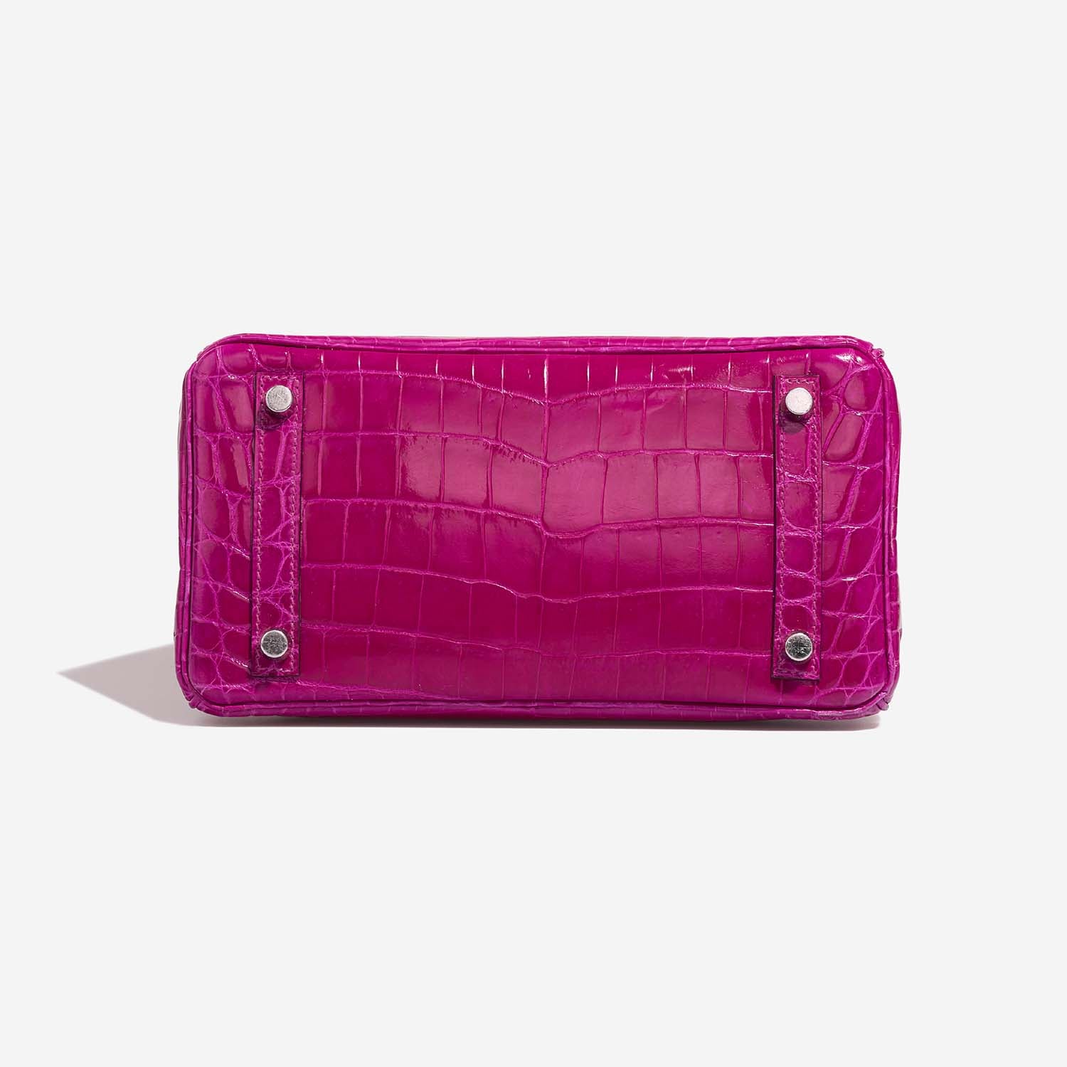 Birkin 25 Niloticus Crocodile Rose Pourpre