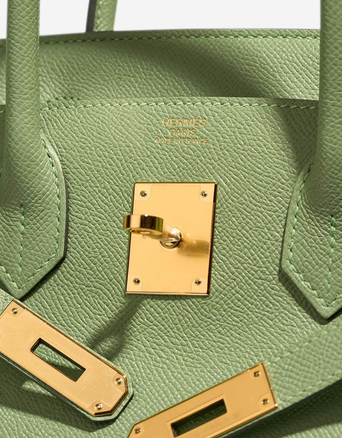 Birkin 30 Epsom Vert Criquet