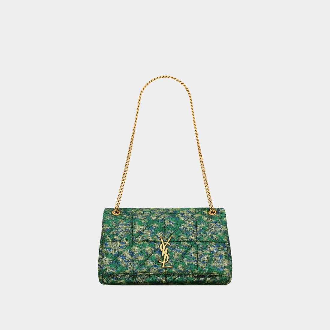 Yves Saint Laurent Jamie Medium Laine In Brocade, Front