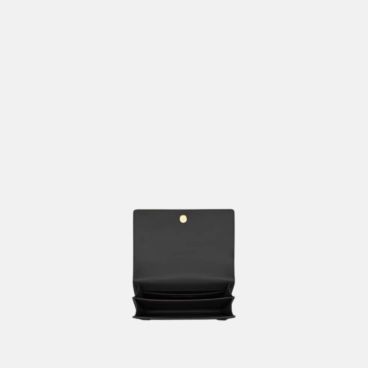 Yves Saint Laurent Sunset Medium In Smooth Leather, Noir, Inside
