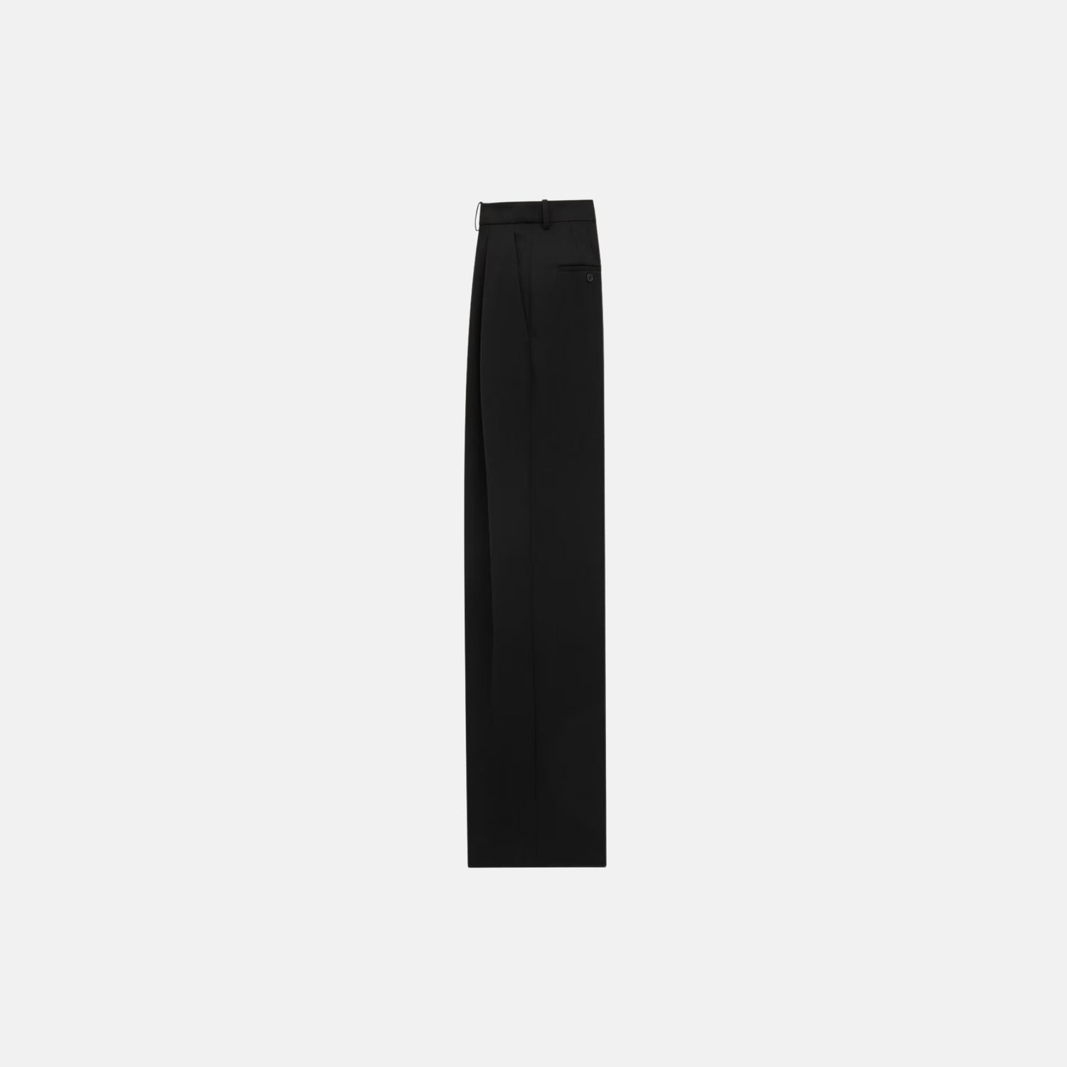 Yves Saint Laurent Wide Leg Pants In Grain De Poudre, Side