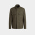 Zegna Oasi Cashmere Khaki Overshirt, Front