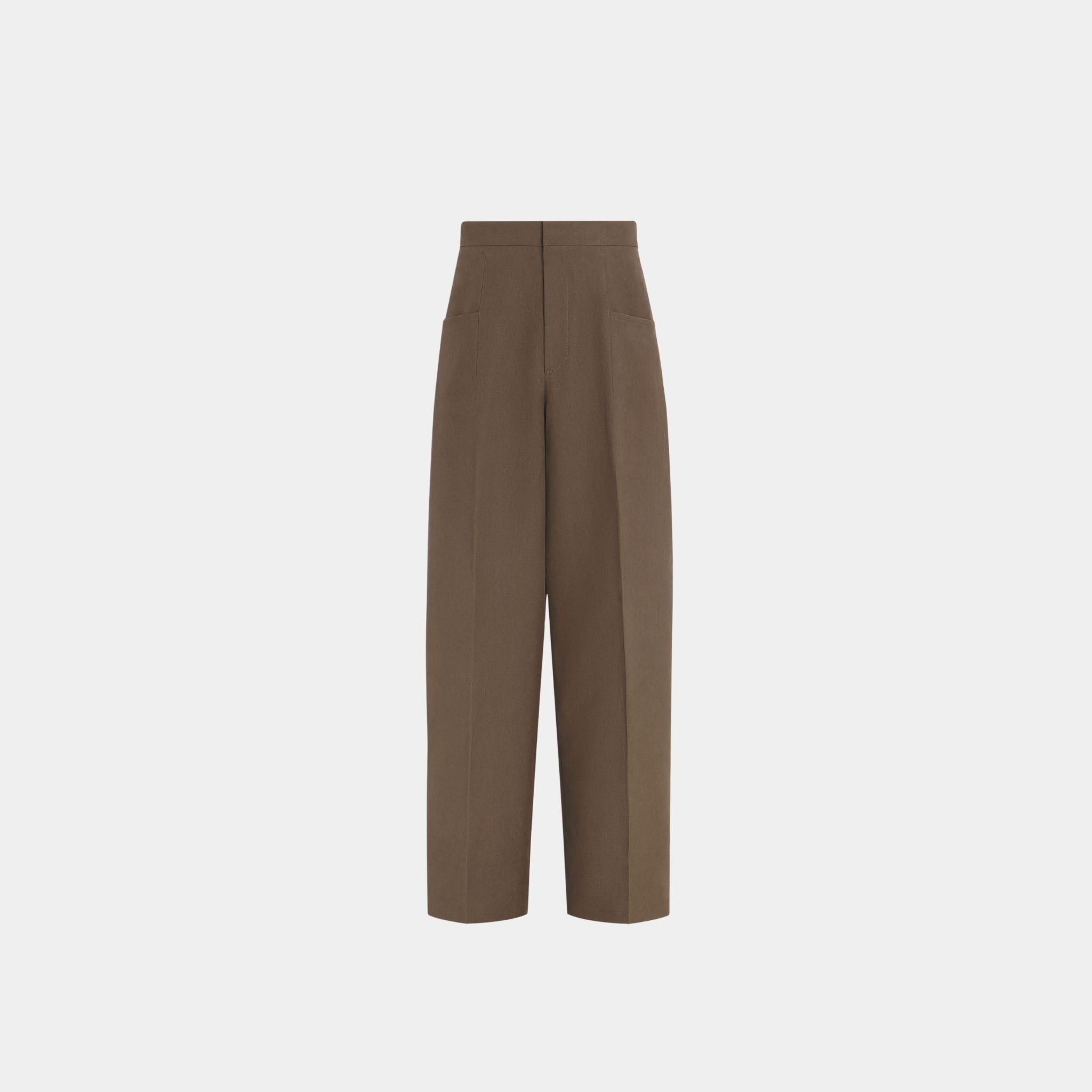 Zegna Oasi Lino Pants in Linen, Front