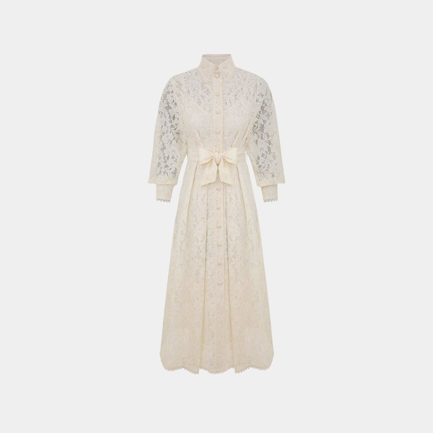 Zimmermann Dawning Tuck Midi Dress, Front