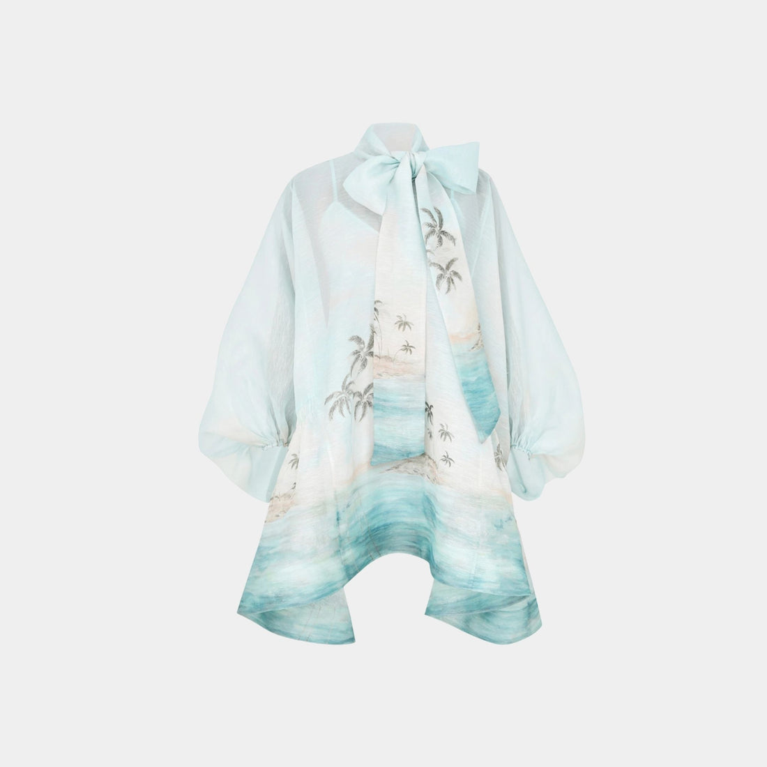 Zimmermann Illuminate Billow Mini Dress, Front