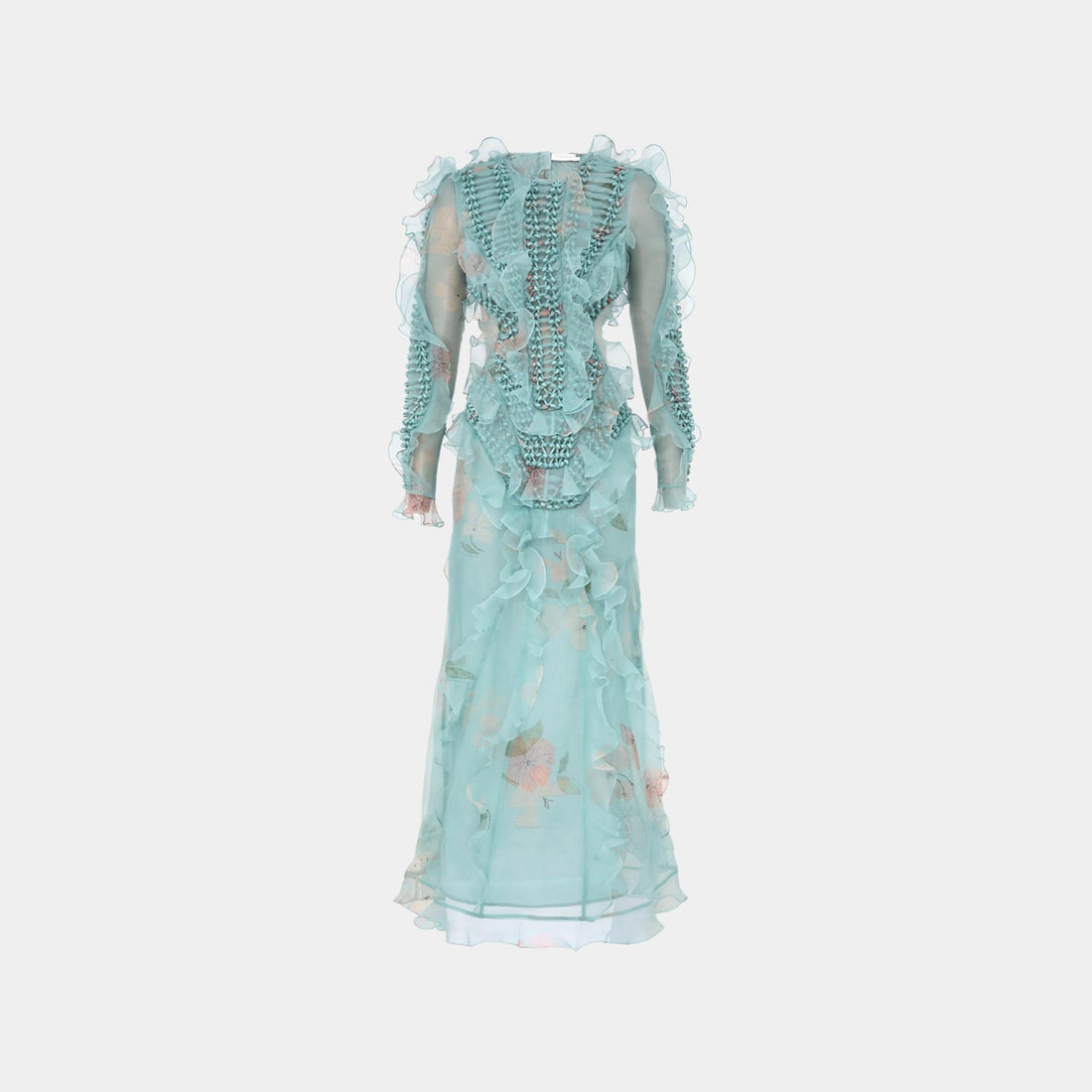 Zimmermann Illuminate Braided Maxi Dress, Front