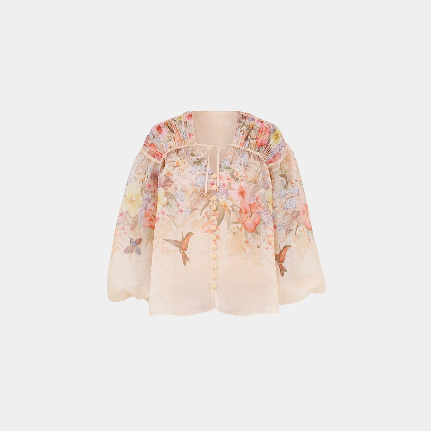 Zimmermann Illuminate Drawn Blouse, Front