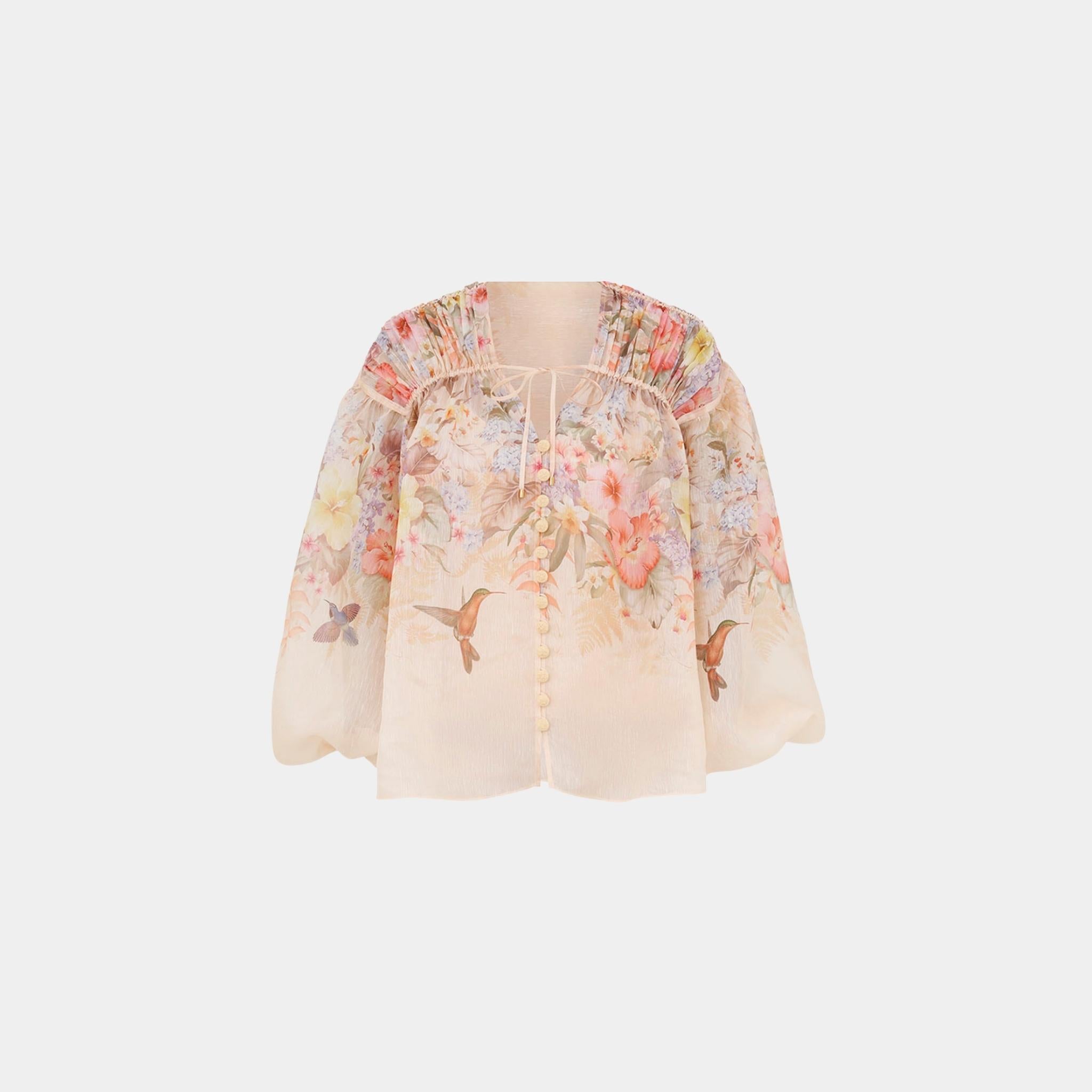 Zimmermann Illuminate Drawn Blouse, Front