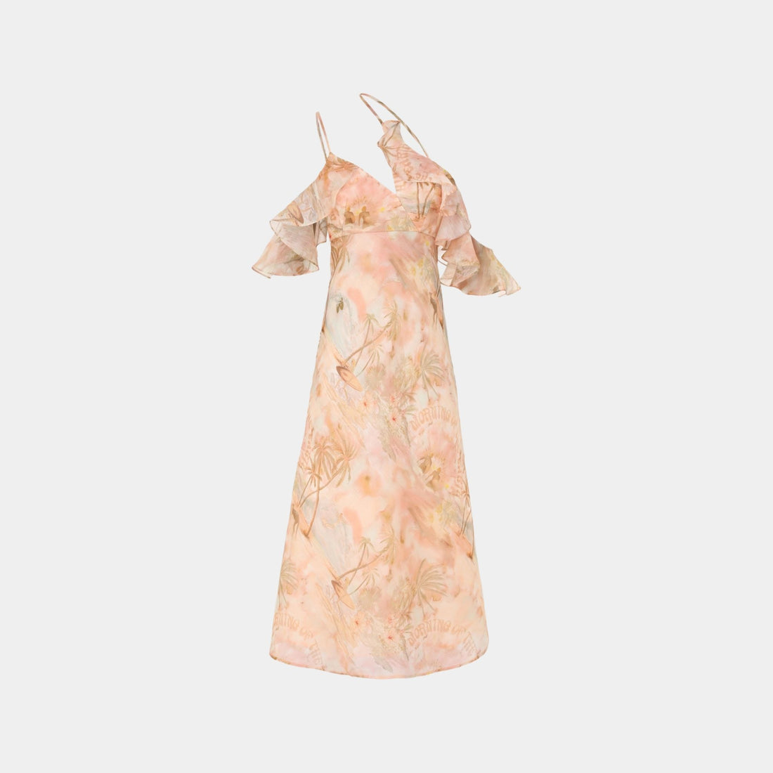 Zimmermann Illuminate Flutter Slip Dress, Front