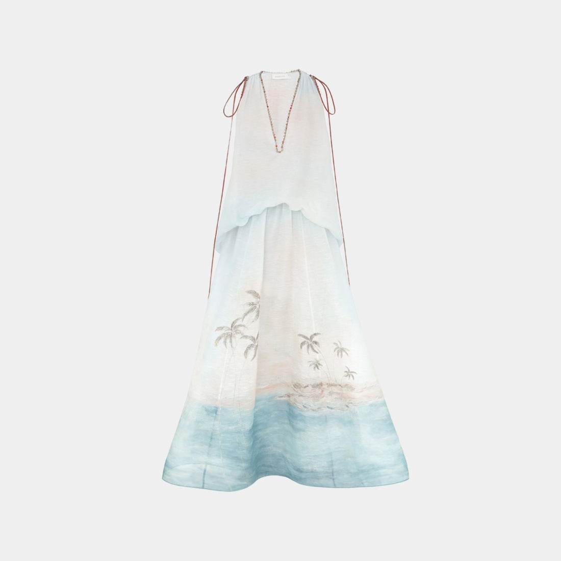 Zimmermann Illuminate Plunge Gown, Front