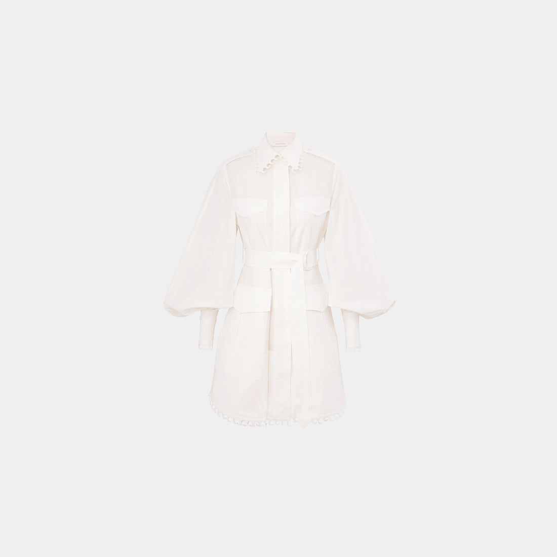 Zimmermann Illuminate Utility Mini Dress, Front