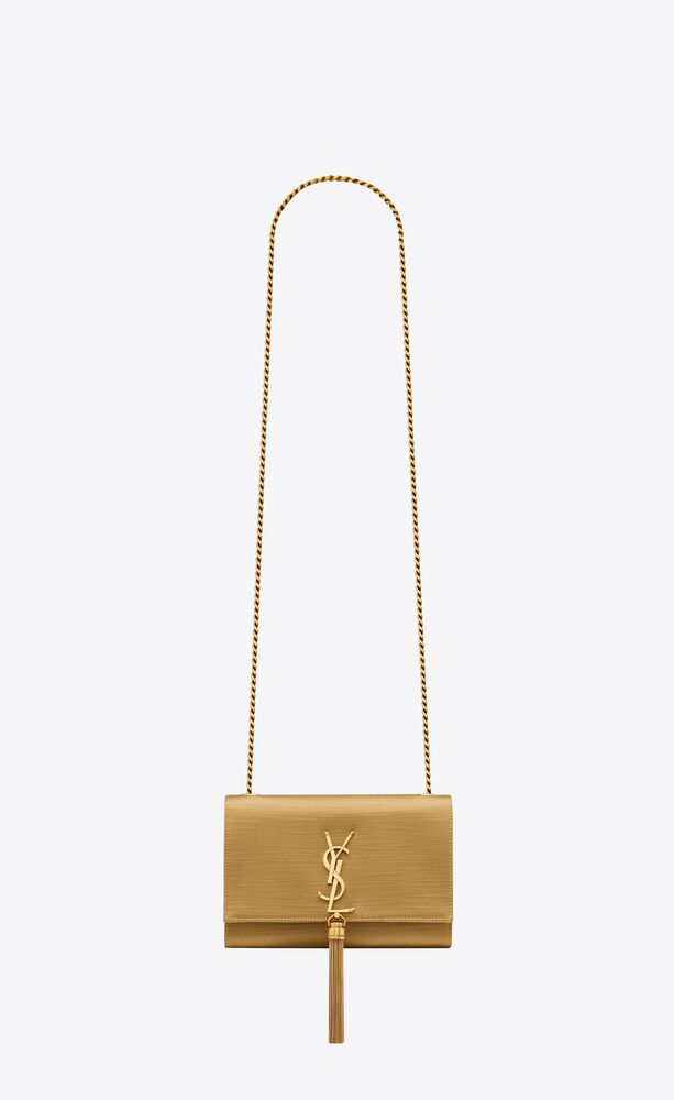 Kate Small Tassel Bag In Satin