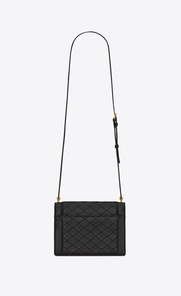 Gaby Mini Satchel In Quilted Lambskin