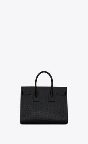 Sac De Jour Small In Matte Embossed Crocodile Leather